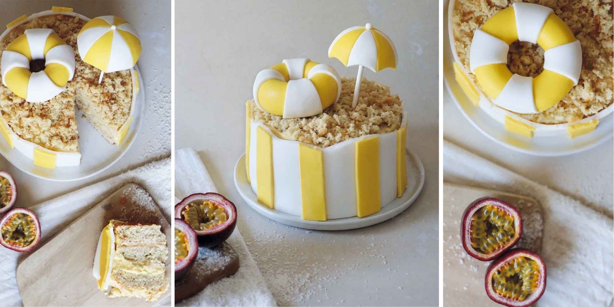 Ambiance générale du layer cake d'été